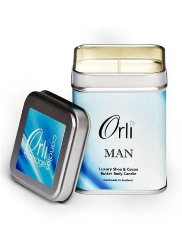 شمع ماساژ مردانه اورلی با رایحه عطر جوپ