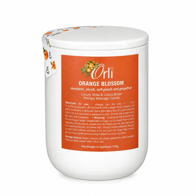 شمع ماساژ شکوفه پرتقال اورلی 170 گرمی | Orli Orange Blossom 170g